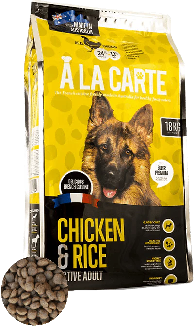 A LA CARTE Smoked Chicken & Rice Large Breed Dry Dog Food
