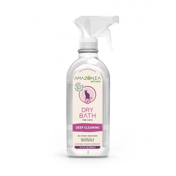 Amazonia Shampoo Dry Bath Deep Clean - Cats 500ml