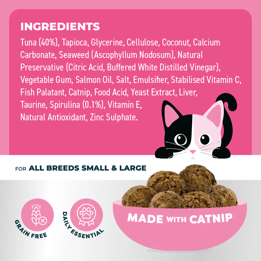 Bell & Bone Dental Bites Tuna With Spirulina Cat Treats 80G - Image 3