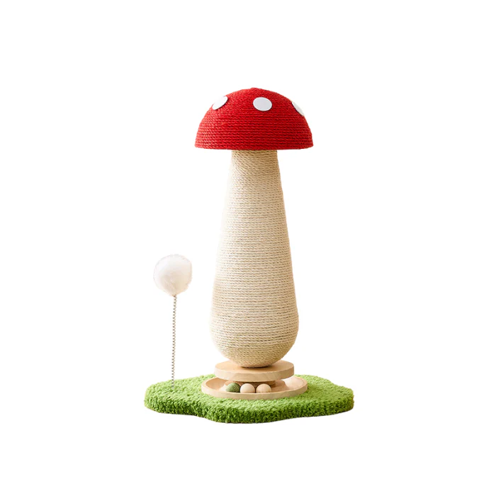 ADS Pet Vege Cat Scratch Post w Toy Play Station - Image 2