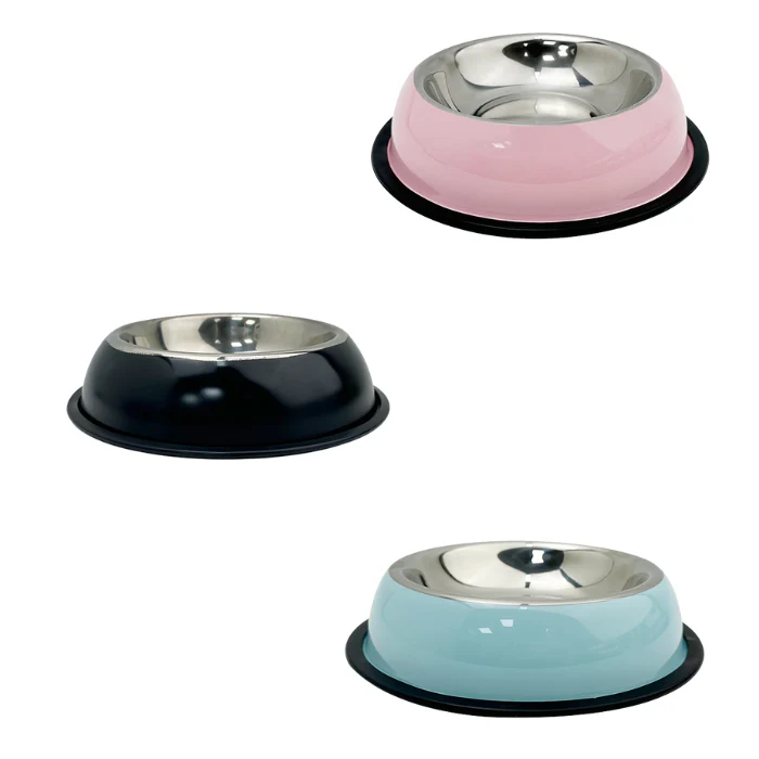 ADS Pet Color Stainless Steel Dog Bowl - 18cm