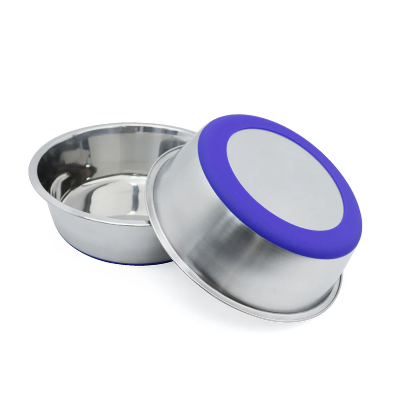 ADS Pet Stainless Steel Dog Bowl & Rubber - 18cm - Image 2