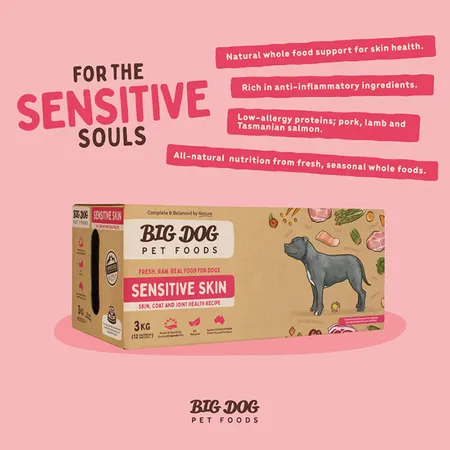 Big Dog Barf Sensitive Skin Raw Dog Food 3KG - Image 3