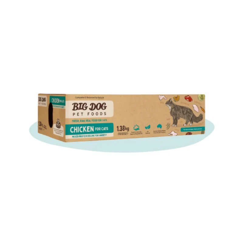 BIG DOG Barf Chicken Raw Cat Food 1.38KG