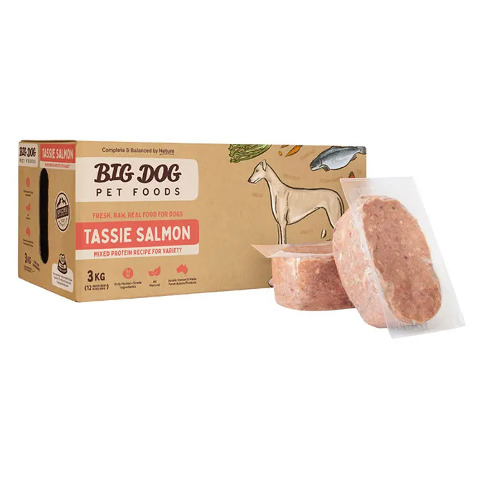Big Dog Barf Tasmanian Salmon Raw Dog Food 3KG - Image 2