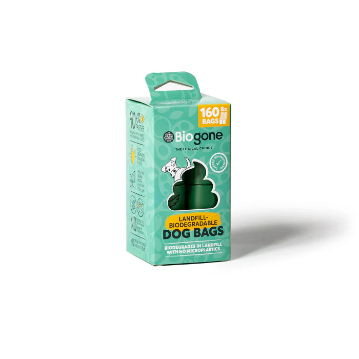 Biogone Dog Waste Mini Roll Poo Bags – Home Compostable - Image 2