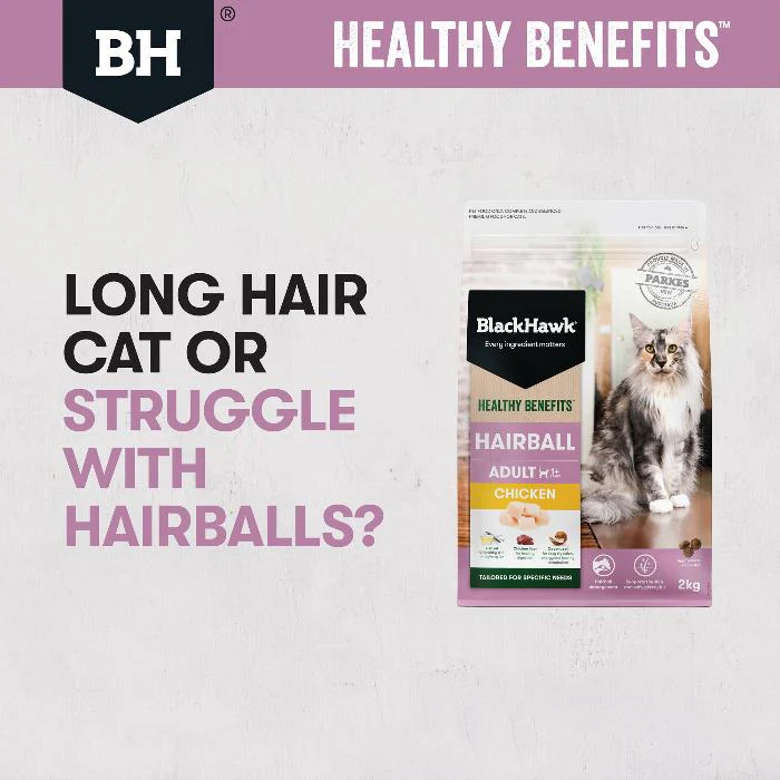 Black Hawk Healthy Benefits Chicken Hairball Adult Dry Cat Food 4KG - Image 3