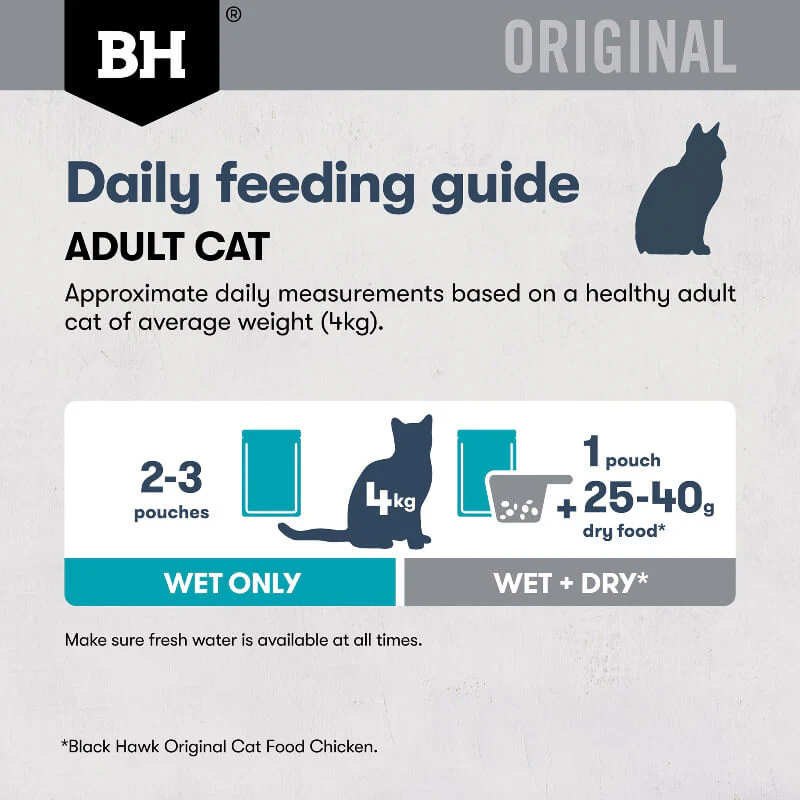 Black Hawk Chicken Tuan Gravy Mature 7+ Wet Cat Food - Image 7