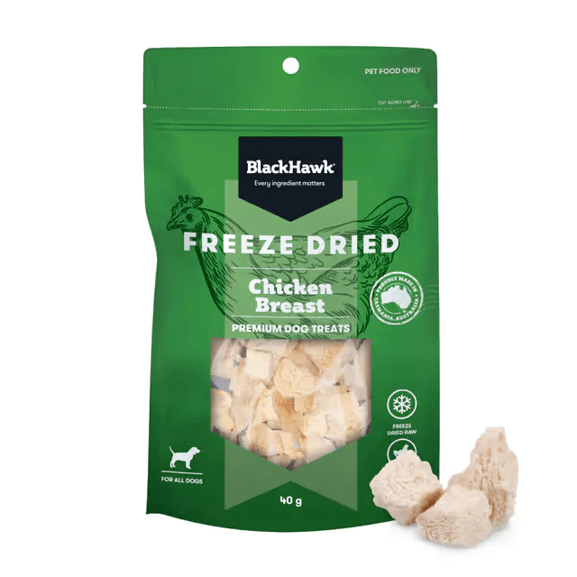 Black Hawk Freeze Dried Chicken Breast Dog Treats 40G - Image 3