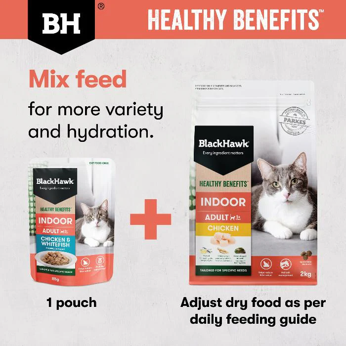Black Hawk Healthy Benefits Chicken Indoor Adult Dry Cat Food - Image 6
