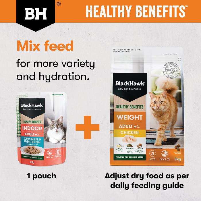 Black Hawk Healthy Benefits Chicken Weight Adult Dry Cat Food 4KG - Image 5
