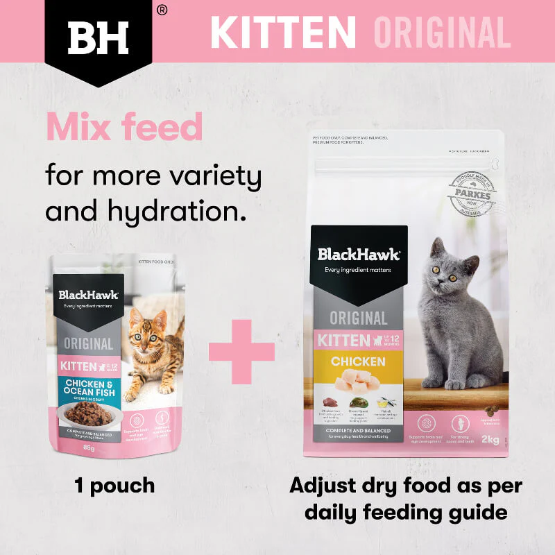 Black Hawk Ocean Fish Kitten Gravy Wet Cat Food - Image 5