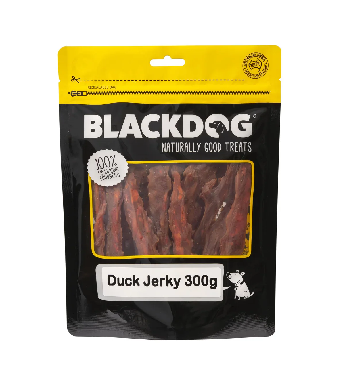 BLACKDOG Dog Treats Duck Jerky - Image 2