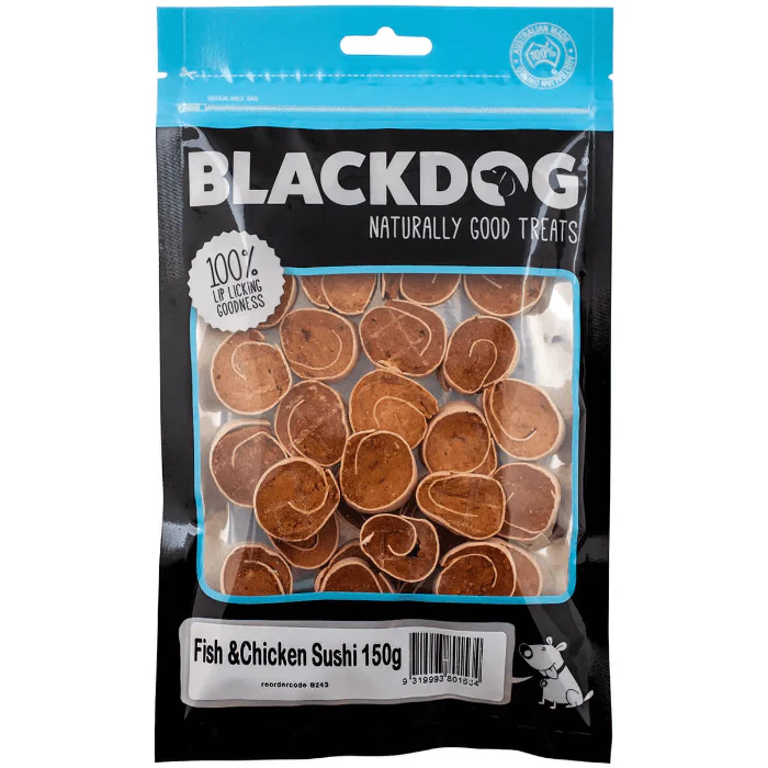 BLACKDOG Dog Treats Fish & Chicken Sushi