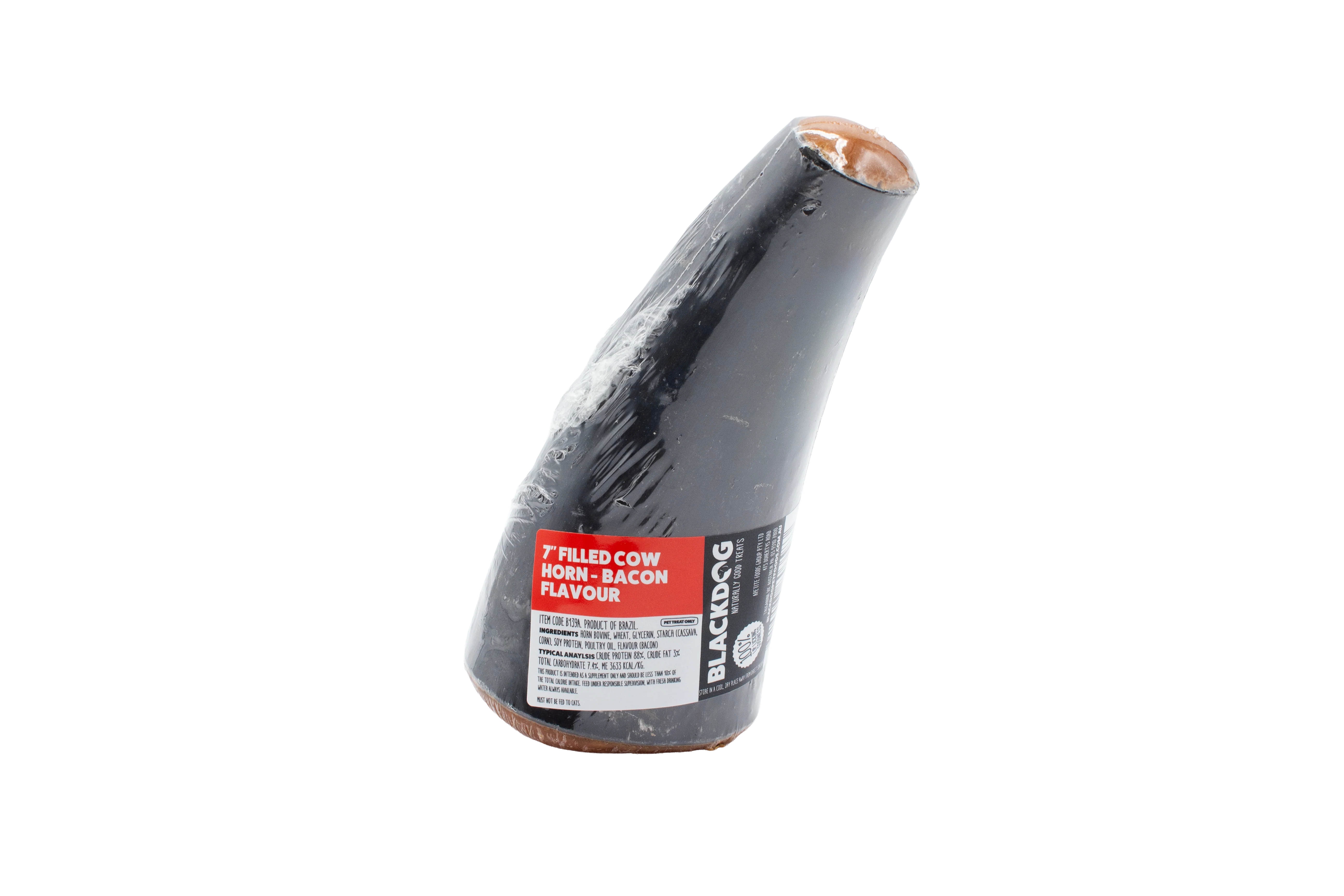 Blackdog Filled Cow Horn Bacon