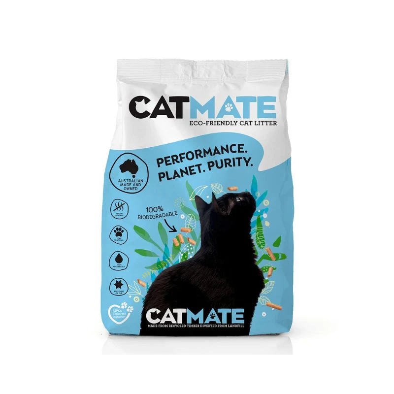 CATMATE Wood Pellet Cat Litter 15KG