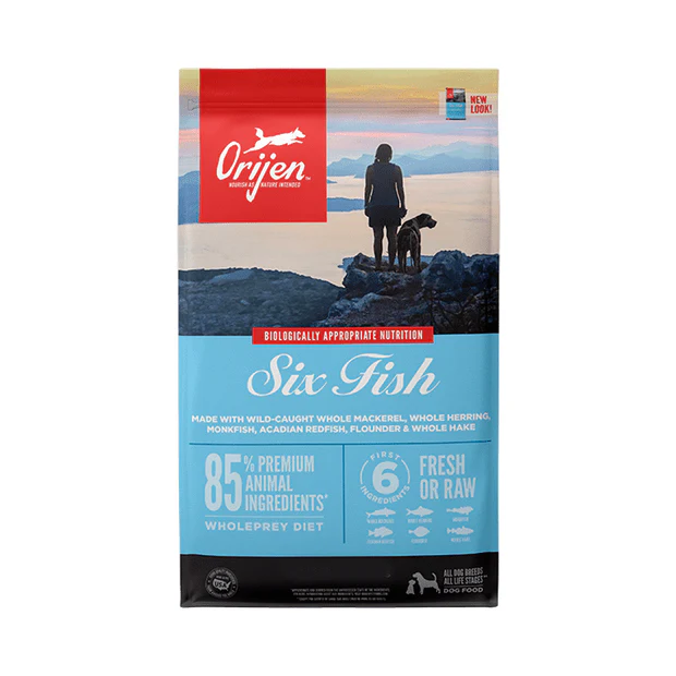Orijen Biologically Appropriate Six Fish Dry Dog Food 11.3KG