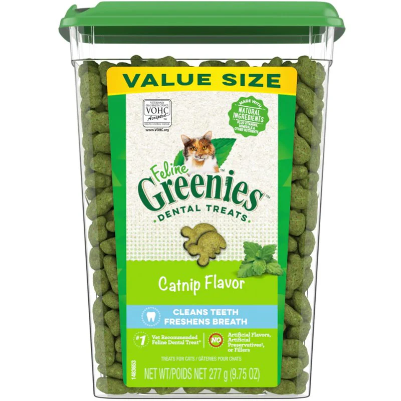 Greenies Cat Dental Treats Catnip Flavour 277G