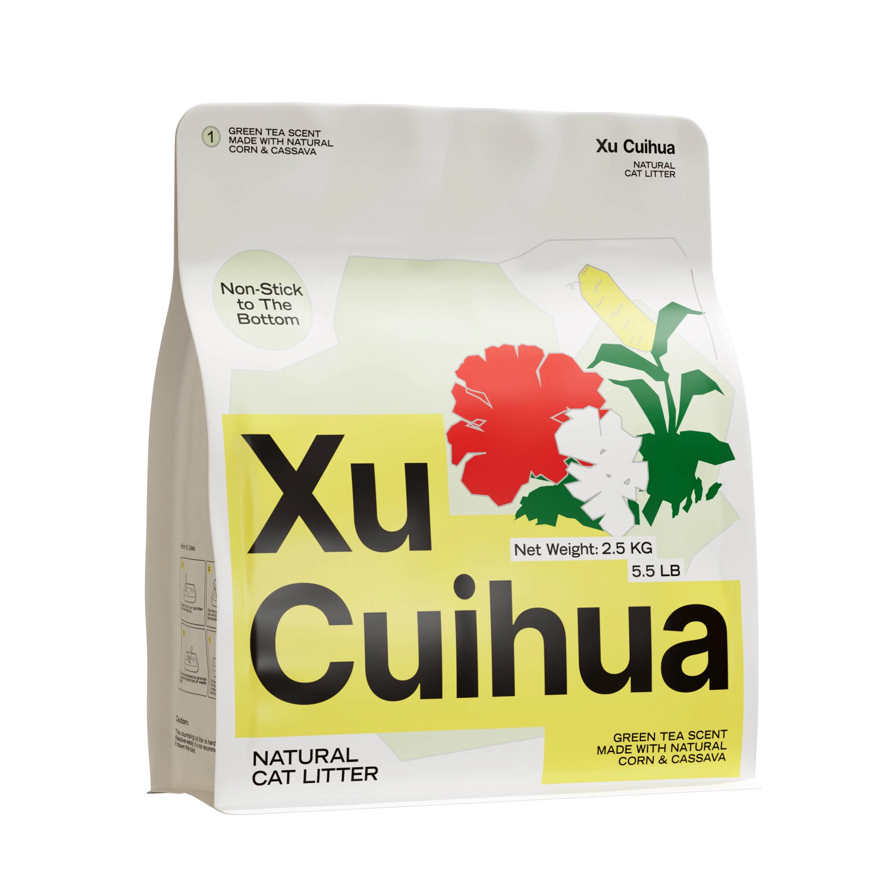 Cuihua Xu Plant Natural Cat Litter Green Tea