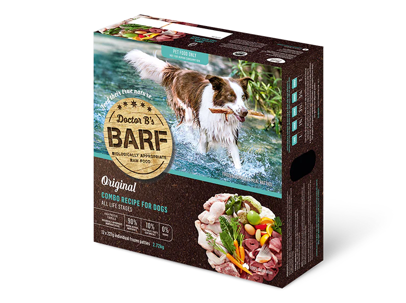 Doctor B's Barf Frozen Raw Combo Dog Food 227G x 12