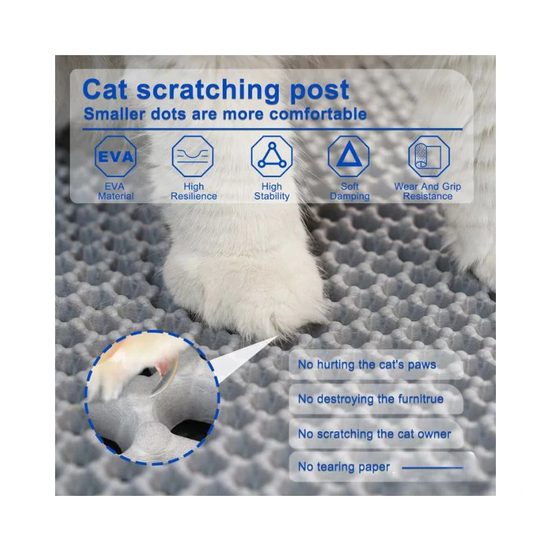 ADS Pet Double Layer Cat Litter Mat Black - 45x60cm - Image 5