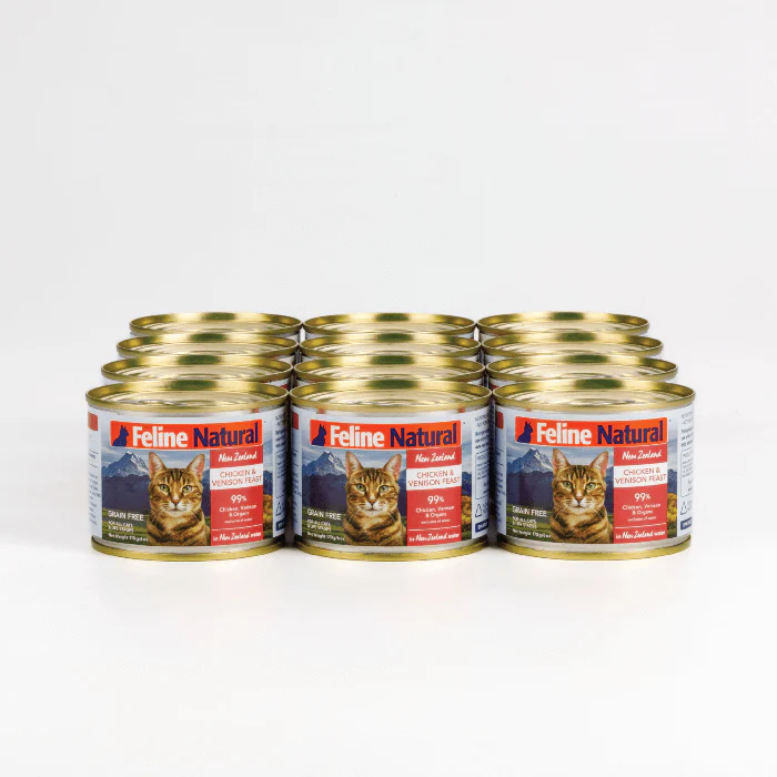 Feline Natural Chicken Venison Wet Cat Food Canned 170G - Image 3