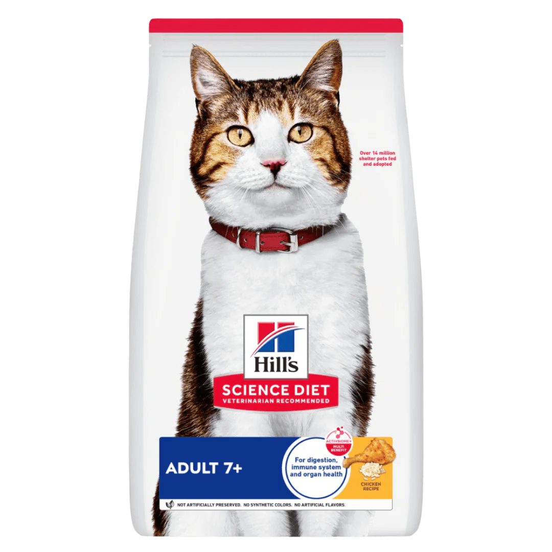 Hill's Science Diet Adult 7+ Senior Chicken Recipe Dry Cat Food