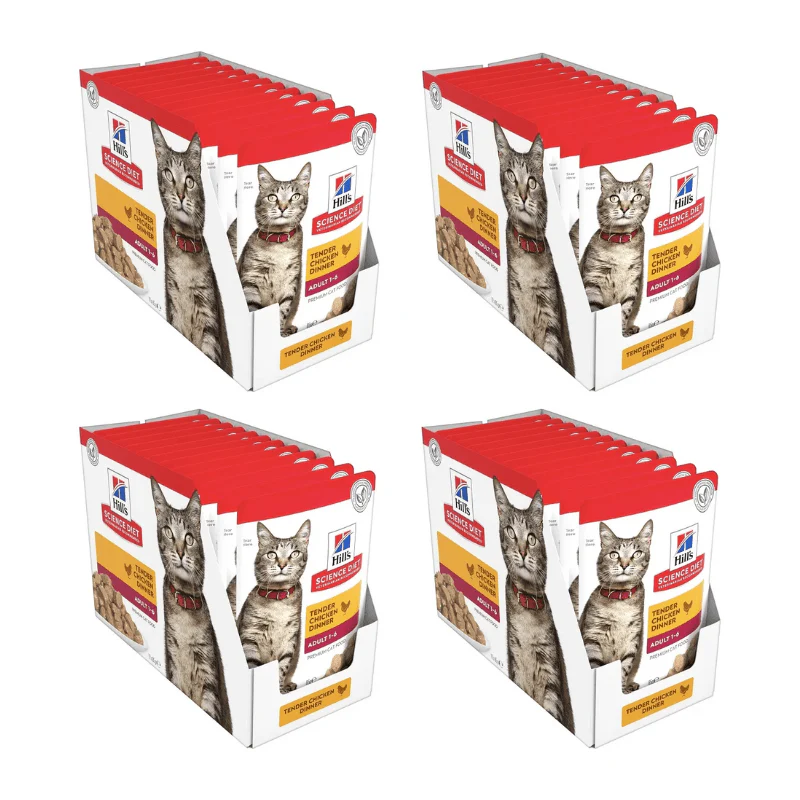 HILLS SCIENCE DIET Adult Chicken Wet Cat Food pouches - Image 2