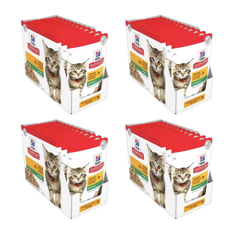 HILLS SCIENCE DIET Kitten Chicken Wet Cat Food pouches - Image 2