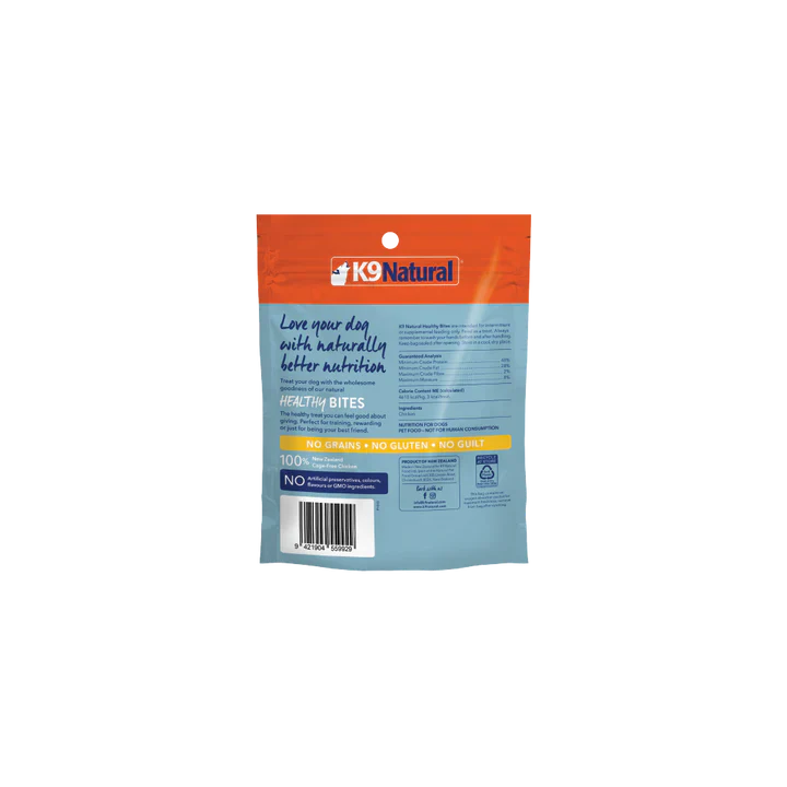 K9 NATURAL Freeze Dried Chicken Healthy Bites Dog Treats 50G - Image 2
