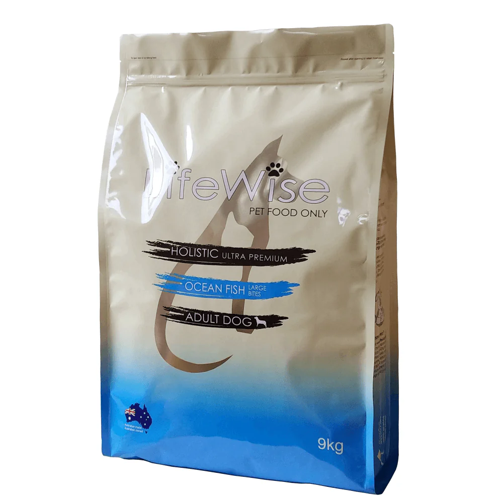 LIFEWISE Ocean Fish Large Bites with Rice Dry Dog Food - Image 2