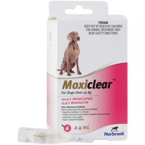 Moxiclear Flea & Worming Spot On for Dogs Over 25KG - Image 2