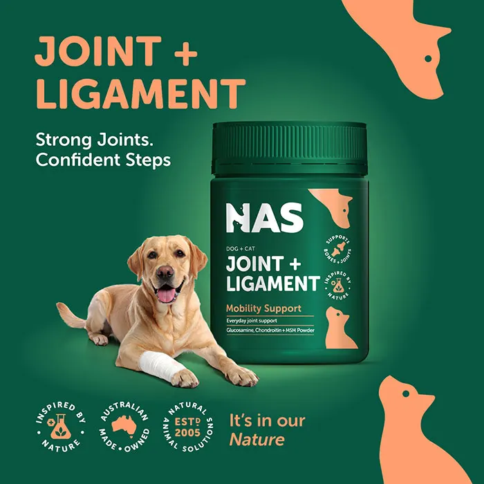 NATURAL ANIMAL SOLUTIONS Joint and Ligament Powder 120G - Image 3