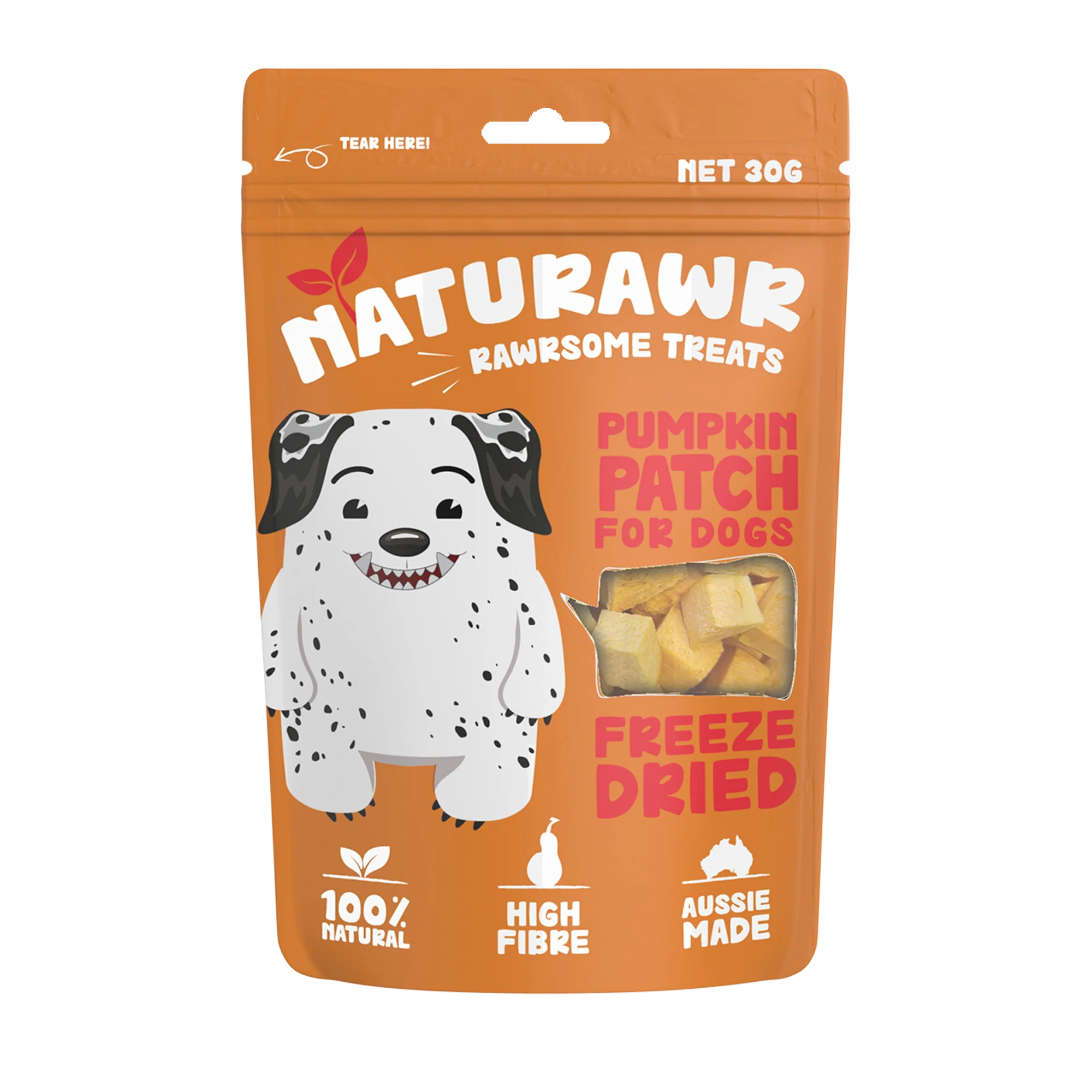 NATURAWR Pumpkin Patch Freeze Dried Dogs Treats 30G