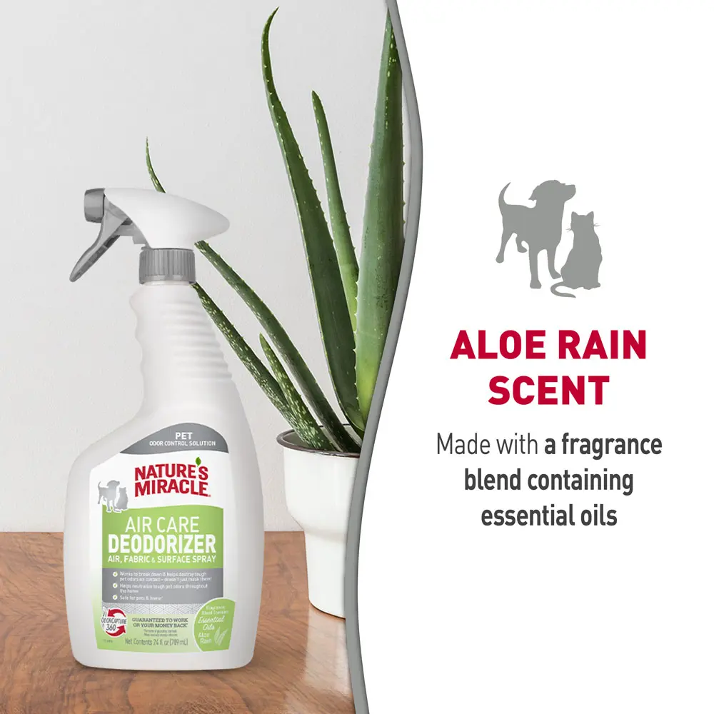 Nature's Miracle Air Care Deodorizer – Aloe Rain Spray 709ML - Image 3