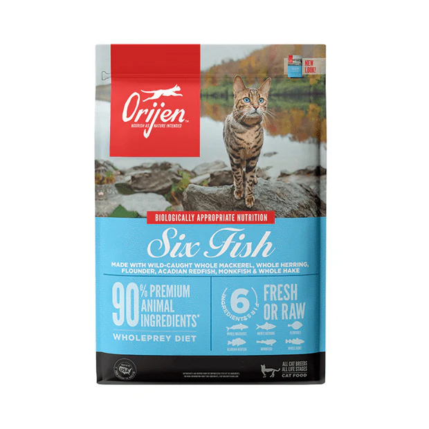 Orijen Biologically Appropriate Six Fish Dry Cat Food 5.4KG