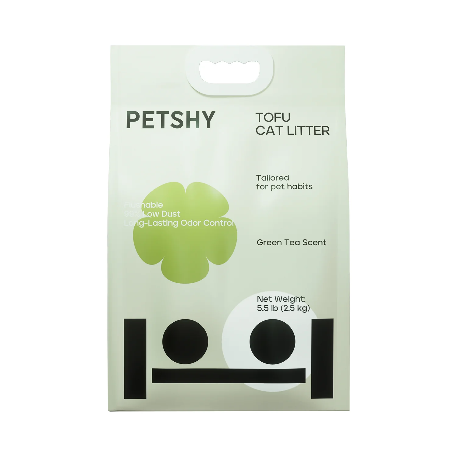 PETSHY Green Tea Tofu Cat Litter 2.5KG