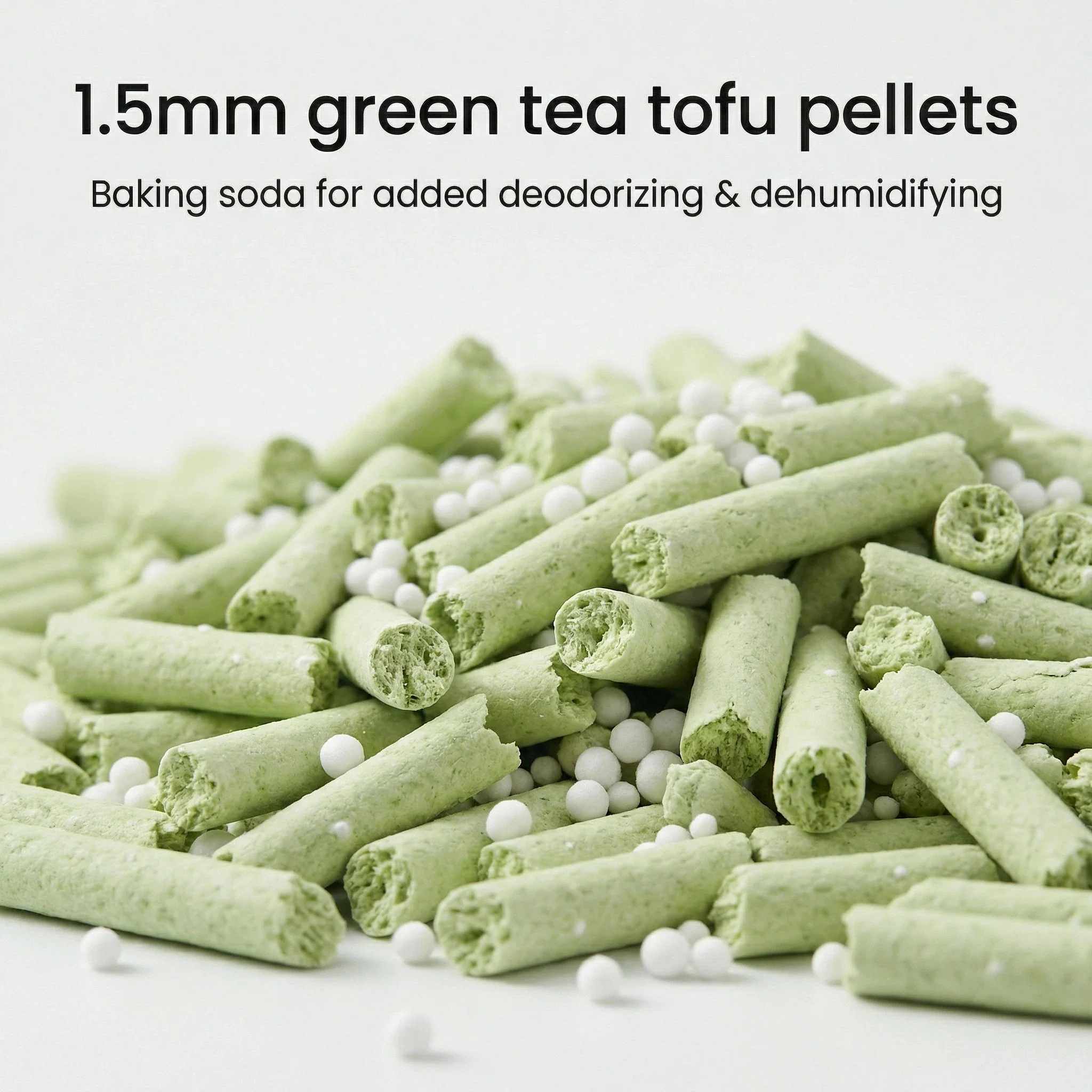 PETSHY Green Tea Tofu Cat Litter 2.5KG - Image 4