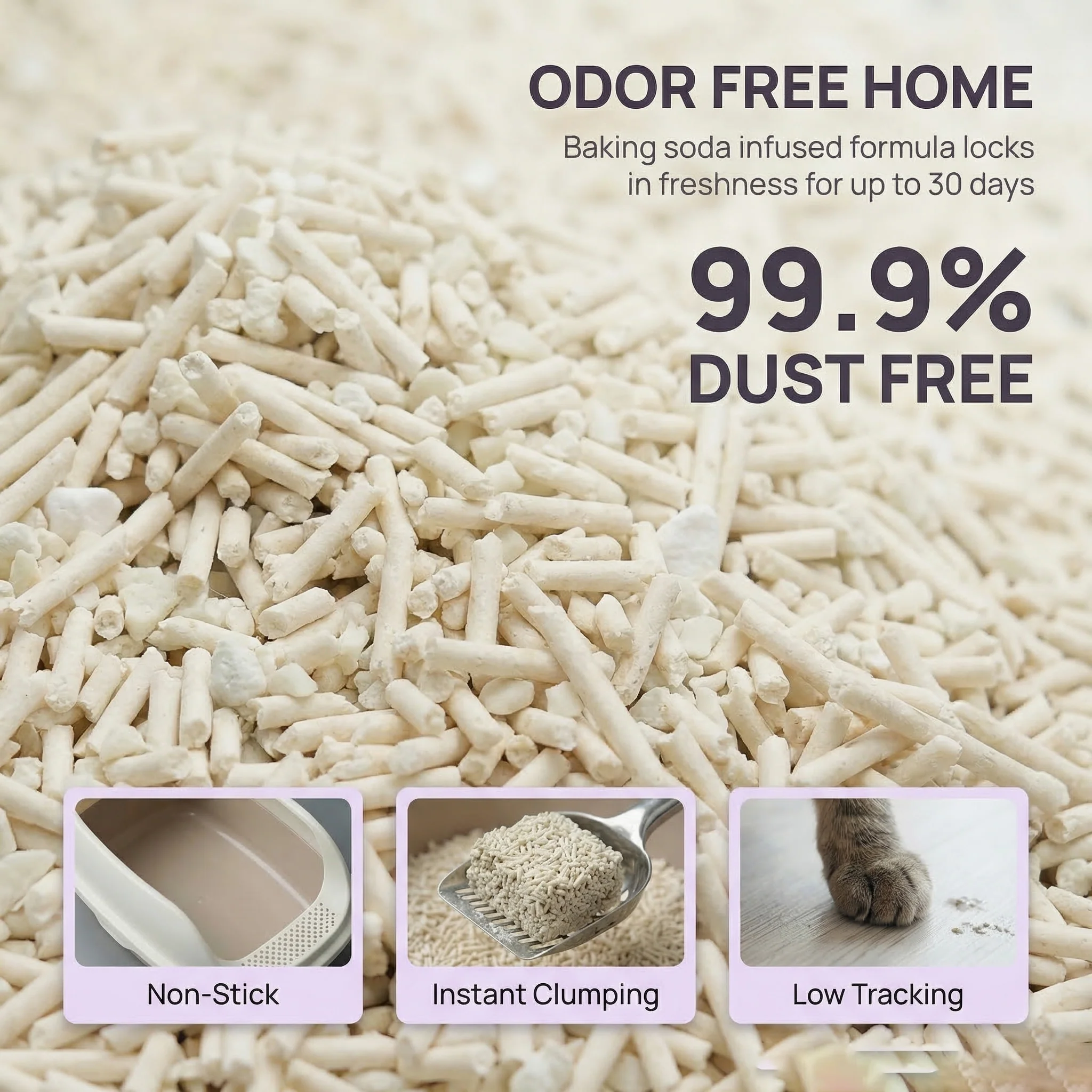 PETSHY Cassava Mixed Tofu Cat Litter 2.5KG - Image 9