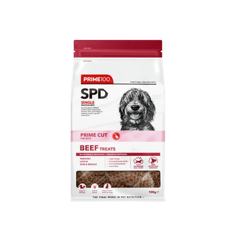 PRIME100 SPD™ Prime Cut Beef Dog Treats 100g