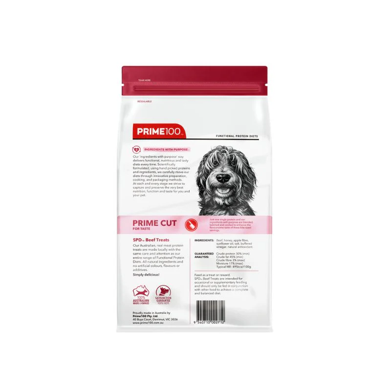 PRIME100 SPD™ Prime Cut Beef Dog Treats 100g - Image 2