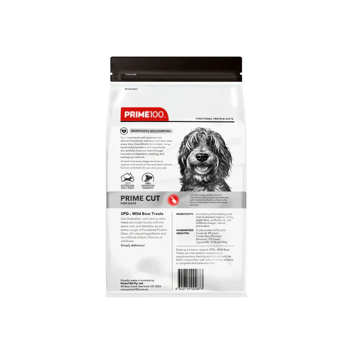 PRIME100 SPD™ Prime Cut Wild Boar Dog Treats 100g - Image 2