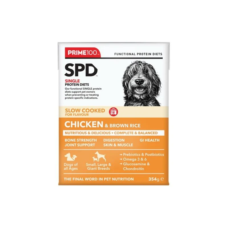 PRIME100 SPD™ Slow Cooked Chicken & Brown Rice Wet Dog Food