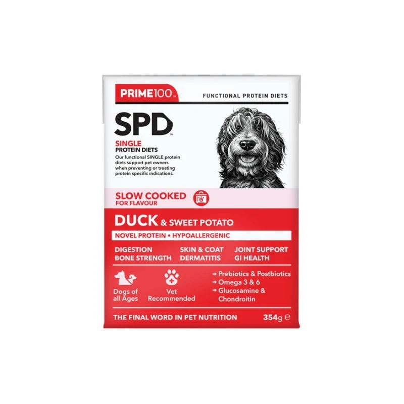PRIME100 SPD™ Slow Cooked Duck & Sweet Potato Wet Dog Food