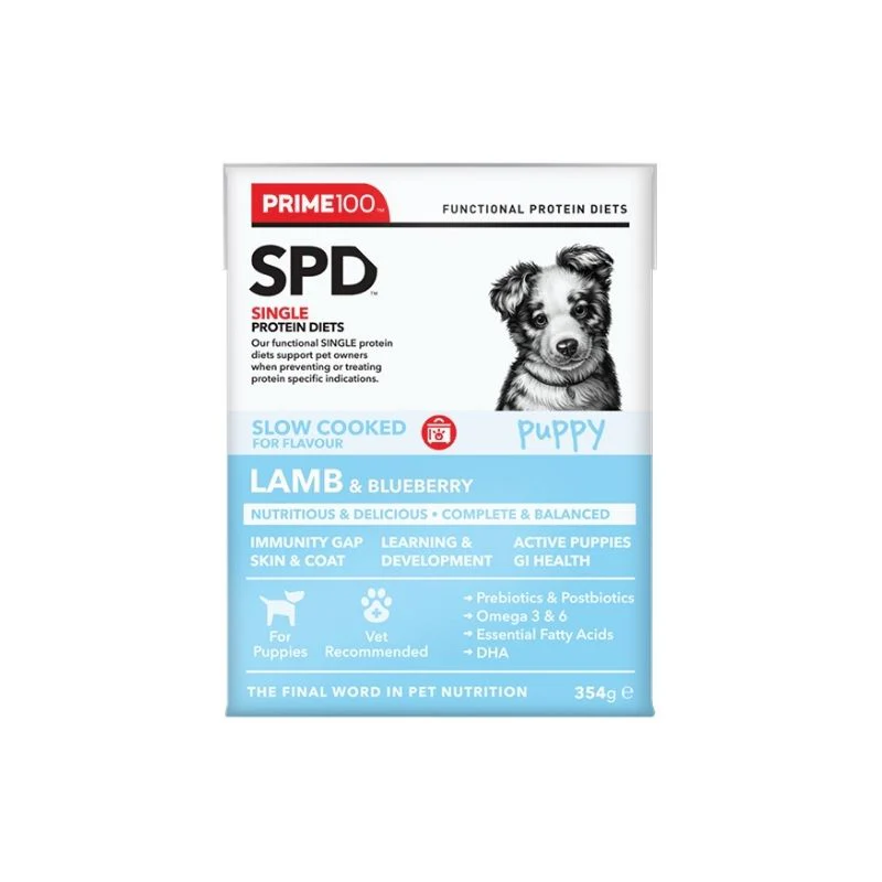 PRIME100 SPD™ Slow Cooked Lamb & Blueberry Puppy Wet Dog Food