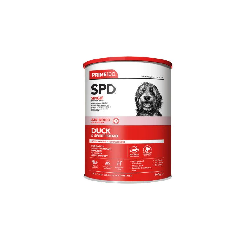 Prime100 SPD Air Dried Duck and Sweet Potato Dry Dog Food