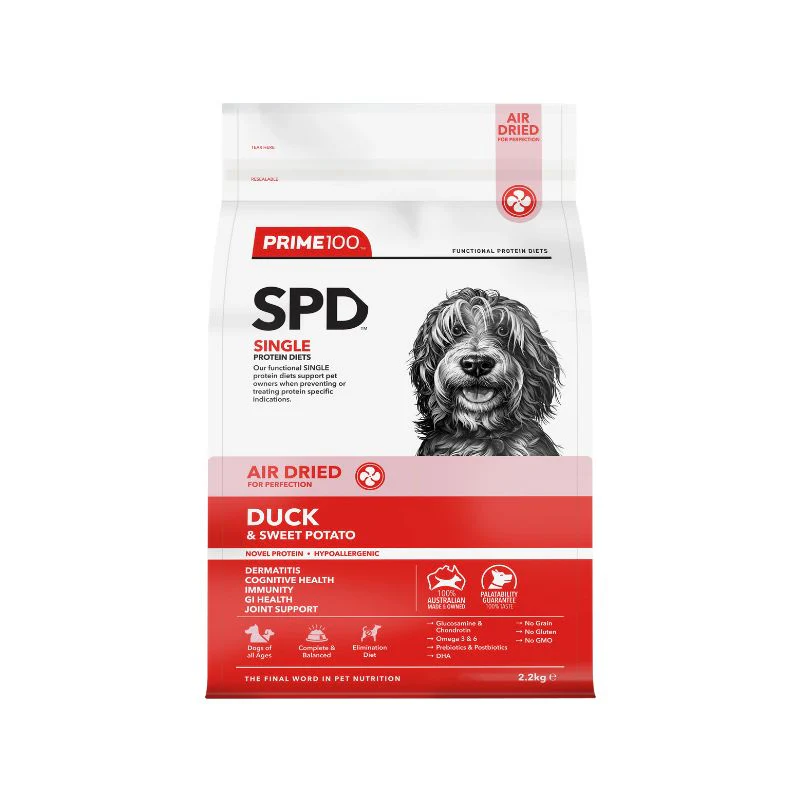 Prime100 SPD Air Dried Duck and Sweet Potato Dry Dog Food - Image 3