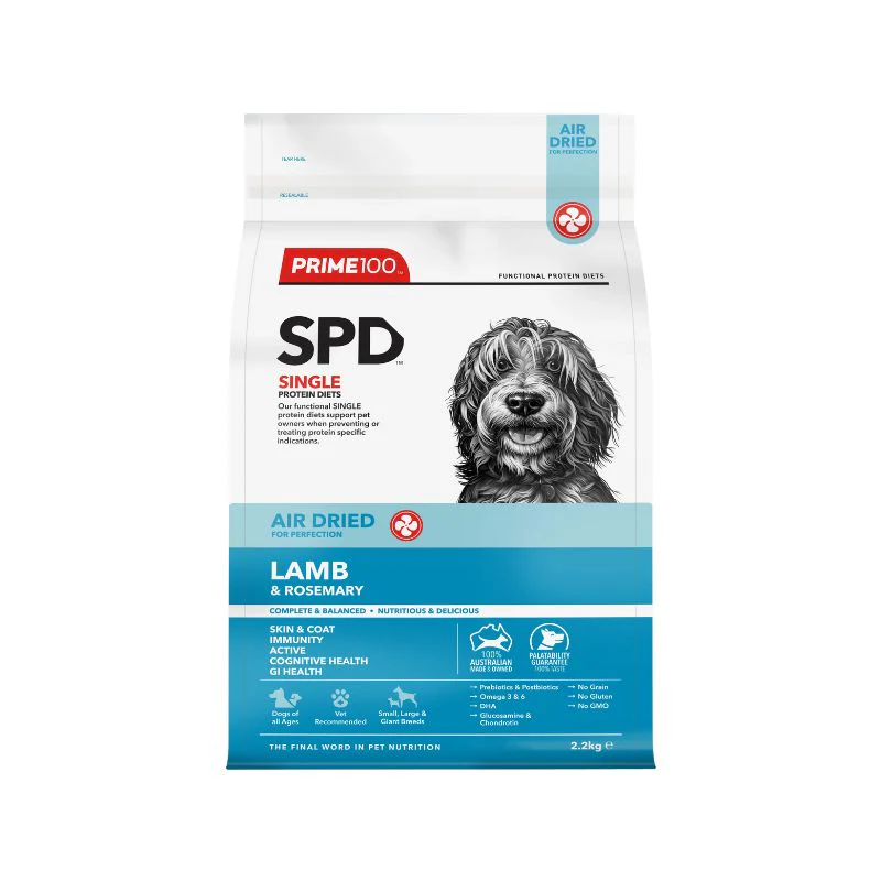Prime100 SPD Air Dried Lamb & Rosemary Dry Dog Food - Image 3