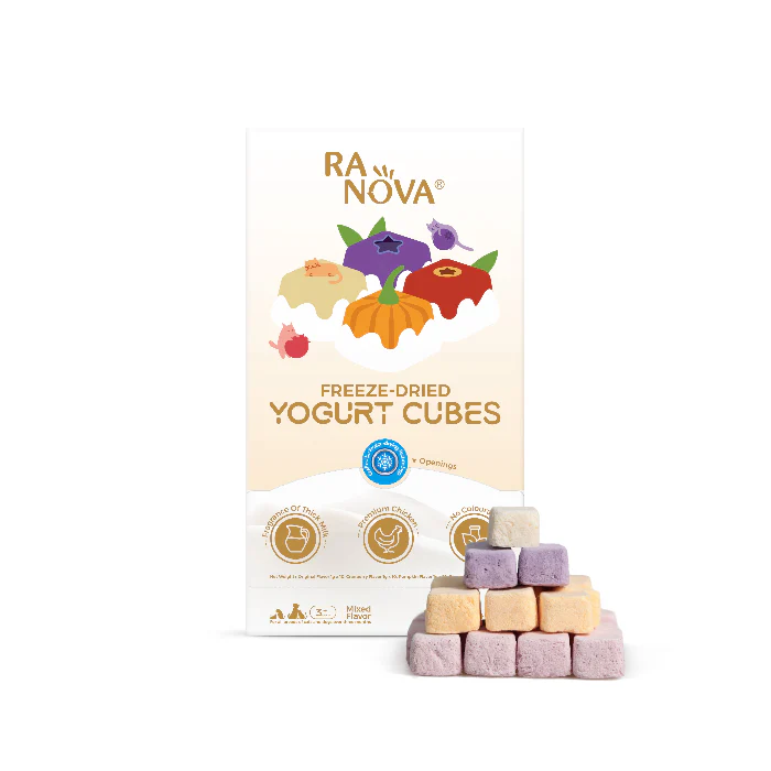 RANOVA Freeze - Dried Yougurt Cube Mixed Flavor Dog & Cats Treats 45G