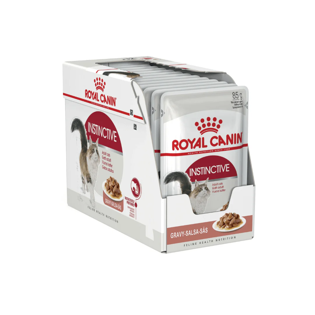 Royal Canin Adult Instinctive Gravy Wet Cat Food Pouches